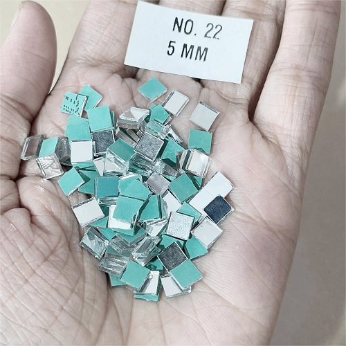 No. 22 -Square shape mirror - 5 MM  For Lippan & Embroidery Art