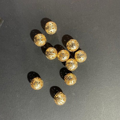 Round Balls Golden - Small Size - Pack of 5