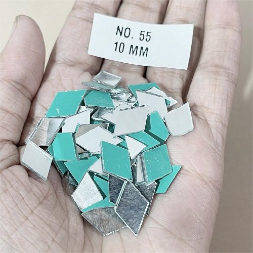 No. 55 -Geometric shape mirror - 10 MM For Lippan & Embroidery Art