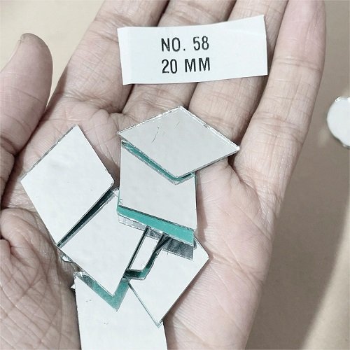 No. 58 -Geometric shape mirror - 21 MM For Lippan & Embroidery Art