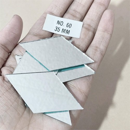 No. 60 -Geometric shape mirror - 32 MM For Lippan & Embroidery Art