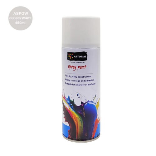 Spray Paint Glossy White 450 ml ASPGW
