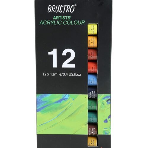 Brustro Artist Acrylic Colours 12 shades X 12ml