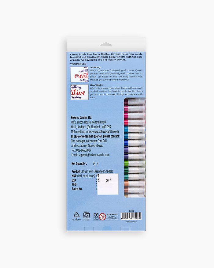 Camel Brush Pens | Set of 24 - Image 5