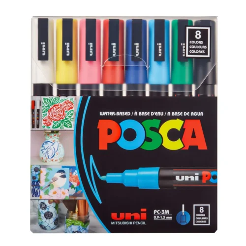Uni-Ball Posca Markers - Set of 8