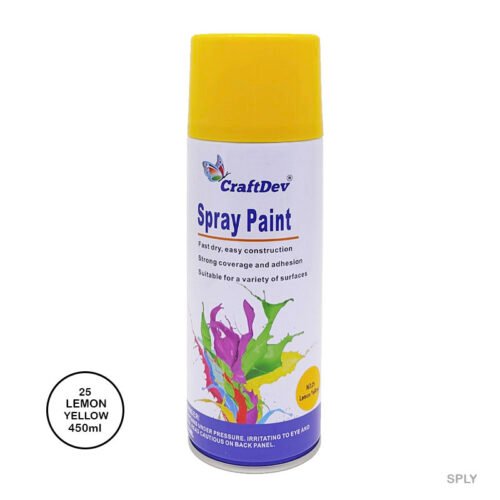 Spray Paint Lemon Yellow 450 ml SPLY