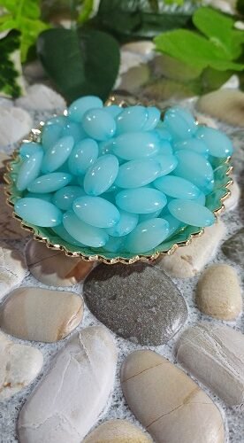 Oval shape Beads - Blue
