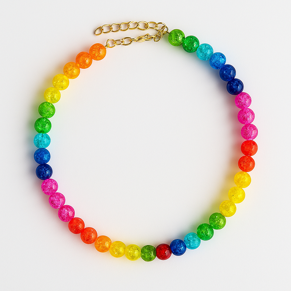 Glass Beads - White - Image 2