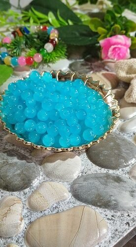 Glass Beads - Light Blue
