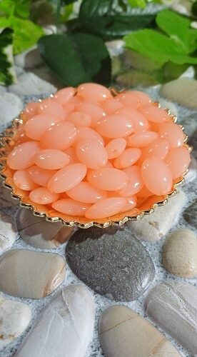 Oval shape Beads - Orange