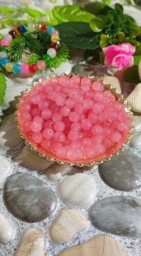 Glass Beads - Pink
