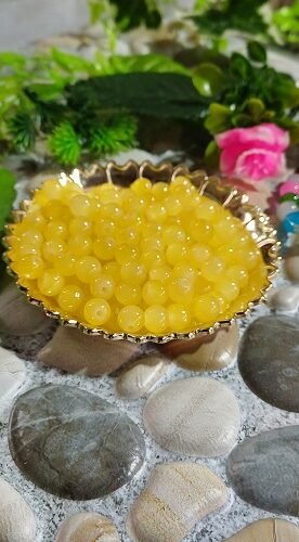 Glass Beads - Yellow
