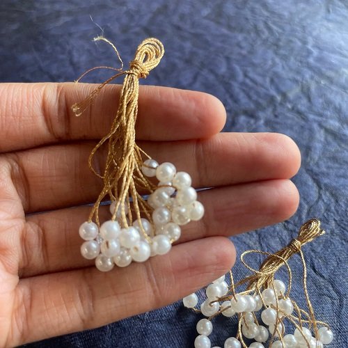 White pearl latkan 2 psc design 3