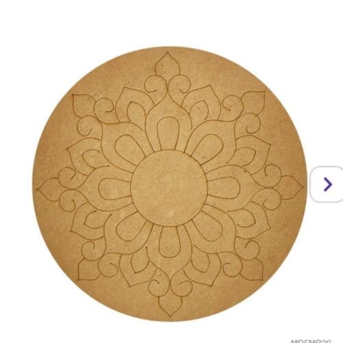 Mdf Cutout Mandala Engrave 3Mm*10Inch MDFMR20