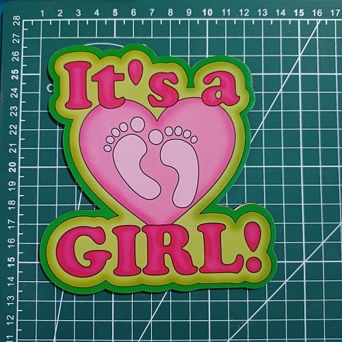It’s a girl cutout MDF