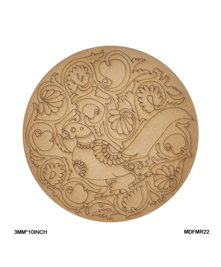 Mdf Cutout Mandala Engrave 3Mm*10Inch MDFMR22