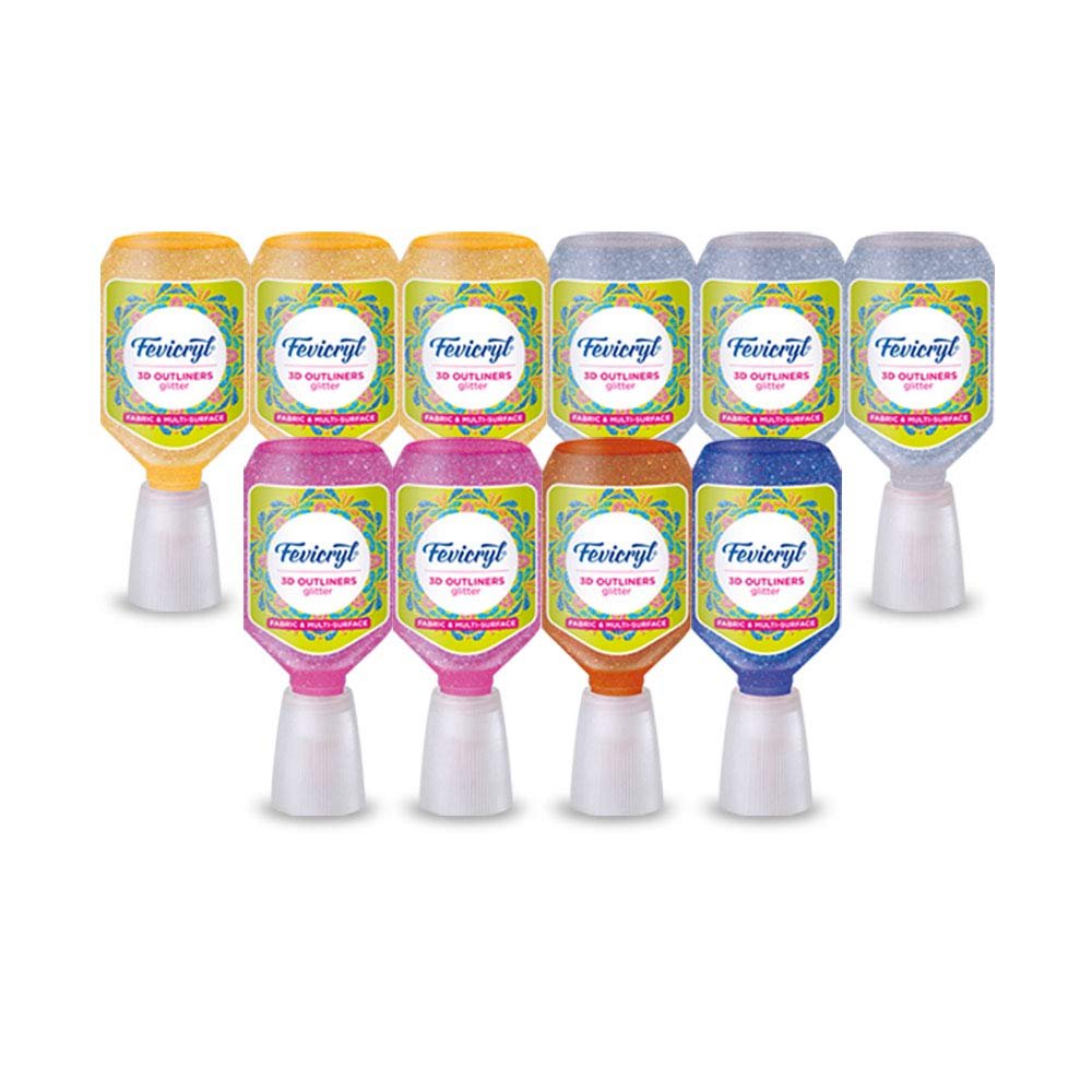 FEVICRYL, 3D Outliners | GLITTER | 20 ml.