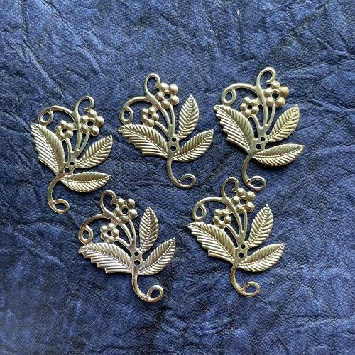Leaf Metal Cutout (k) - Pack of 5