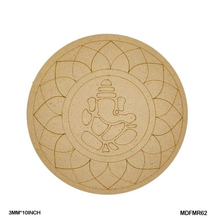 Mdf Cutout Mandala Engrave 3Mm*10Inch MDFMR62