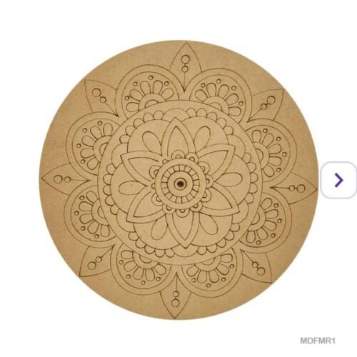 Mdf Cutout Mandala Engrave 3Mm*10Inch MDFMR1