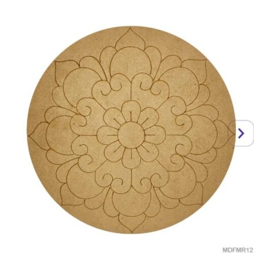 Mdf Cutout Mandala Engrave 3Mm*10Inch MDFMR12