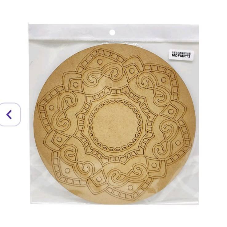 Mdf Cutout Mandala Engrave 3Mm*10Inch MDFMR13 - Image 2