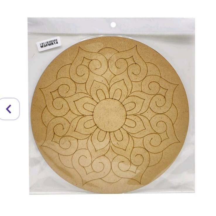 Mdf Cutout Mandala Engrave 3Mm*10Inch MDFMR14 - Image 2