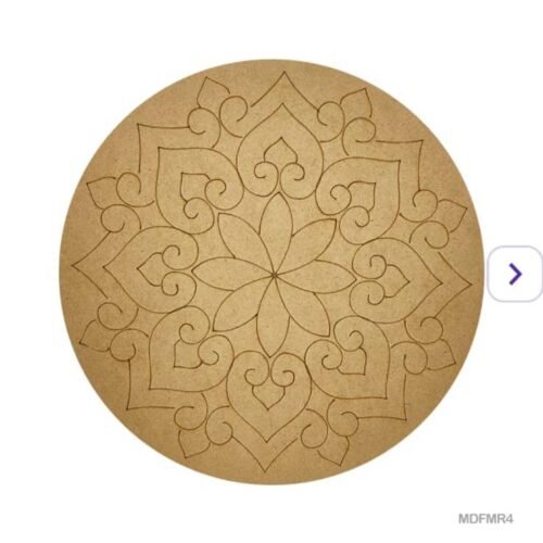 Mdf Cutout Mandala Engrave 3Mm*10Inch MDFMR4