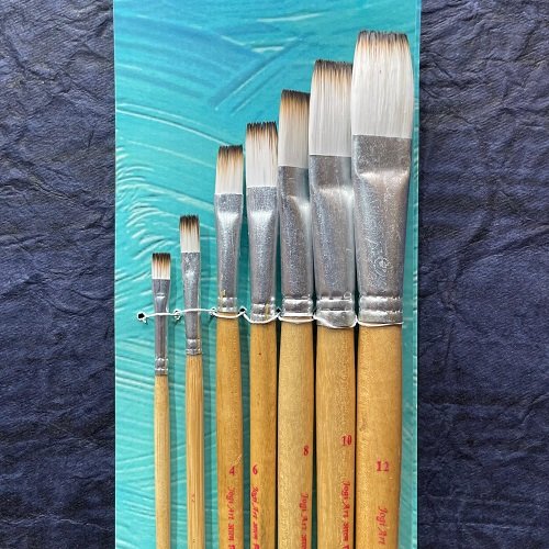 Paint Brush Flat set of 7 - Image 3