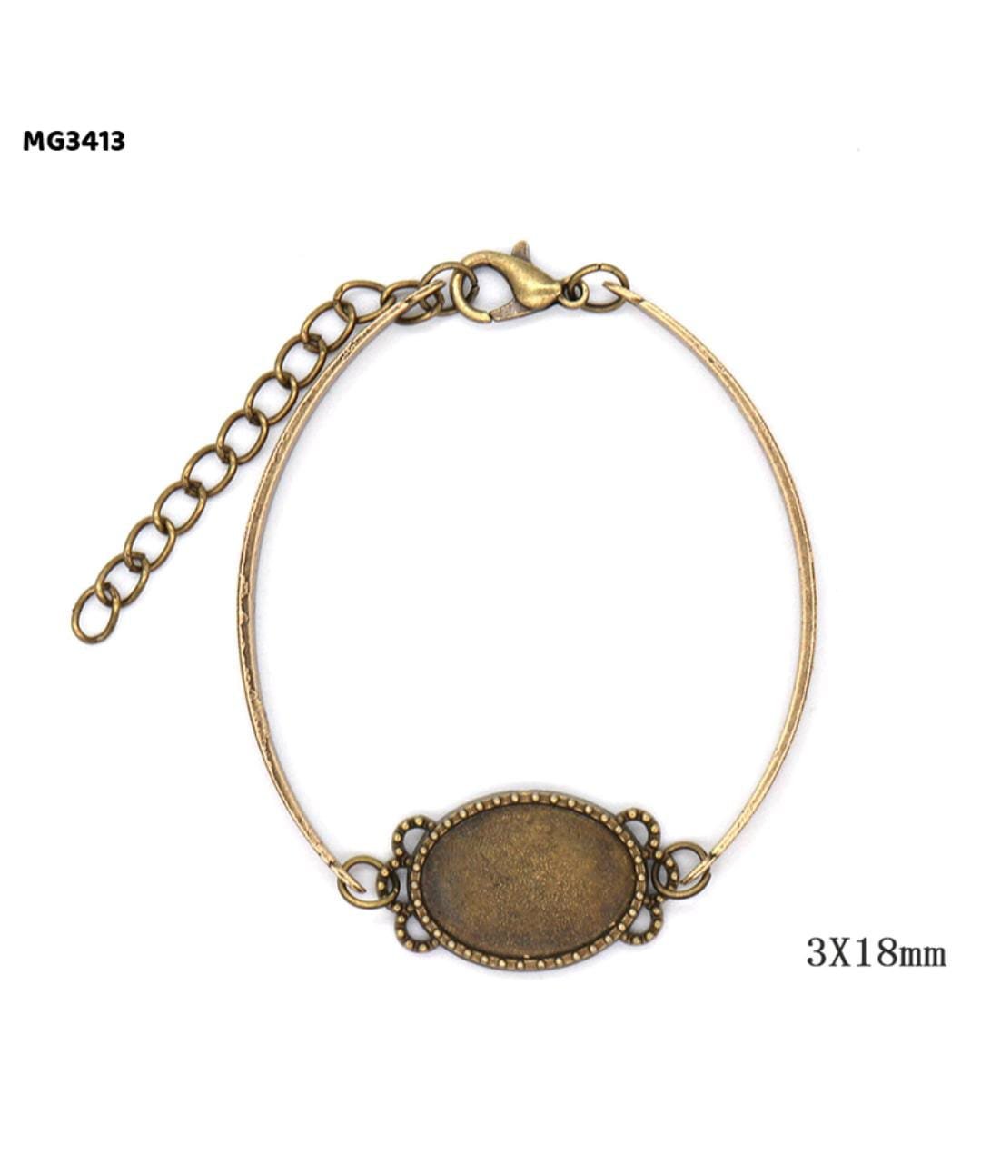 Bronze Bracelet Bezel - MG3413