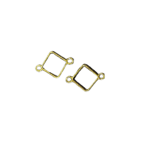Bezels double side Gold pair