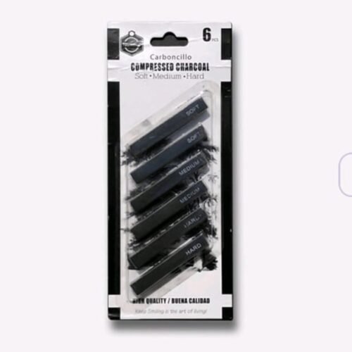 Compressed charcoal 6pcs TB101152