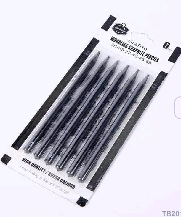 Woodless graphite pencil 6pcs TB201483