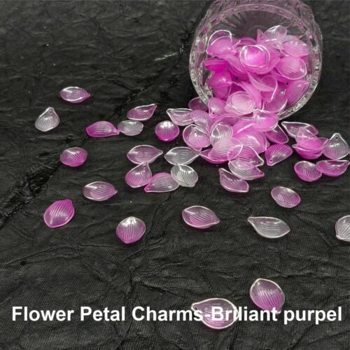 Flower Petal Charms-Briliant purpel