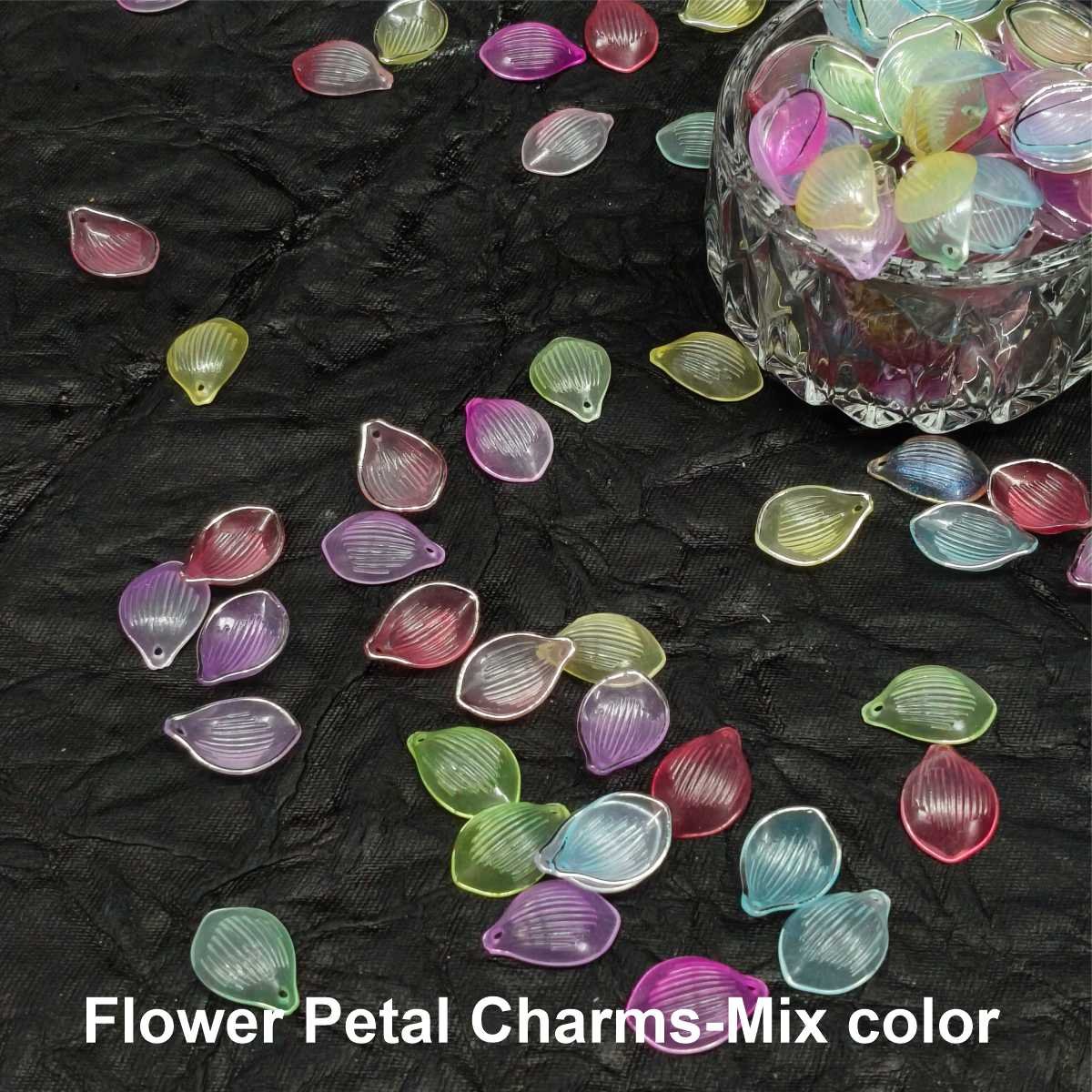 Flower Petal Charms-Mix color