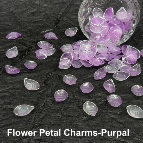 Flower Petal Charms-Purpal