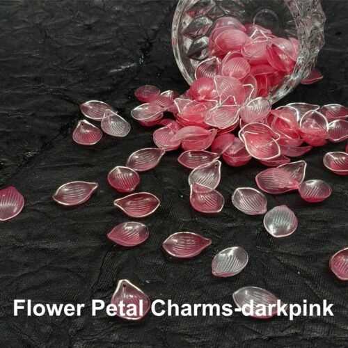 Flower Petal Charms-darkpink