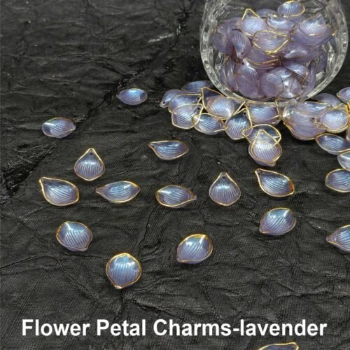 Flower Petal Charms-lavender