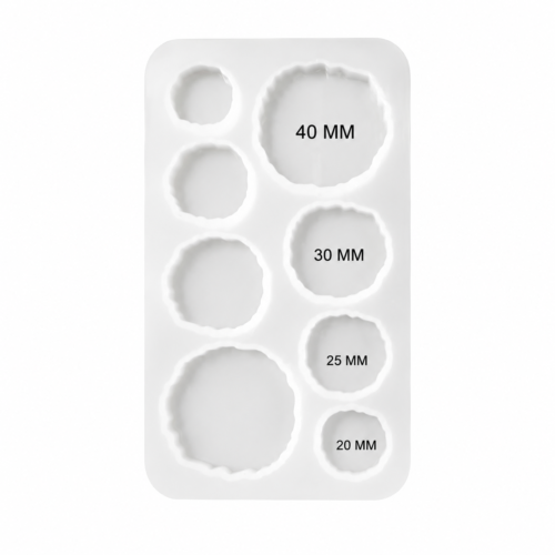 8 Cavity Round Agate Mould