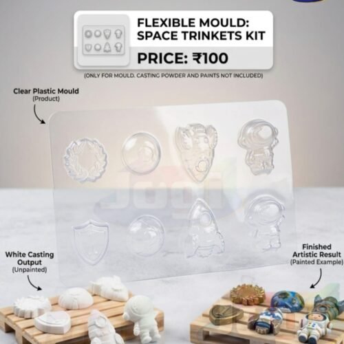 JOGI casting Mould | plastic Mould | ASTRONAUT | PACK OF 5