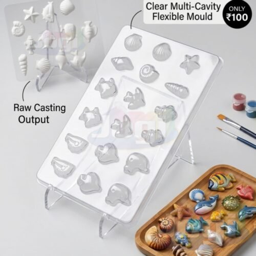 JOGI casting Mould | plastic Mould | FISH | PACK OF 5