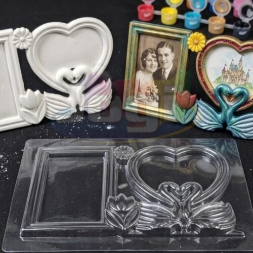 JOGI casting Mould | plastic Mould | HEART FRAME | PACK OF 5
