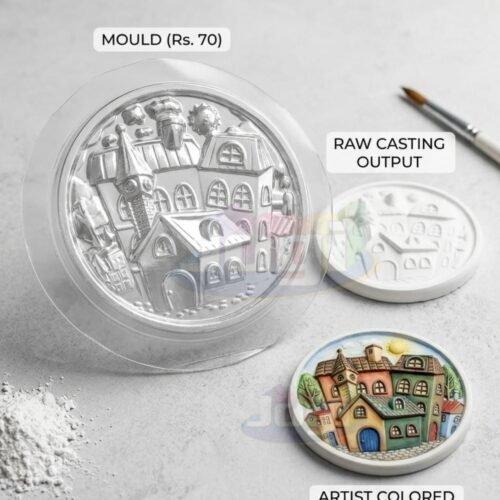 JOGI casting Mould | plastic Mould | HOUSE | PACK OF 10