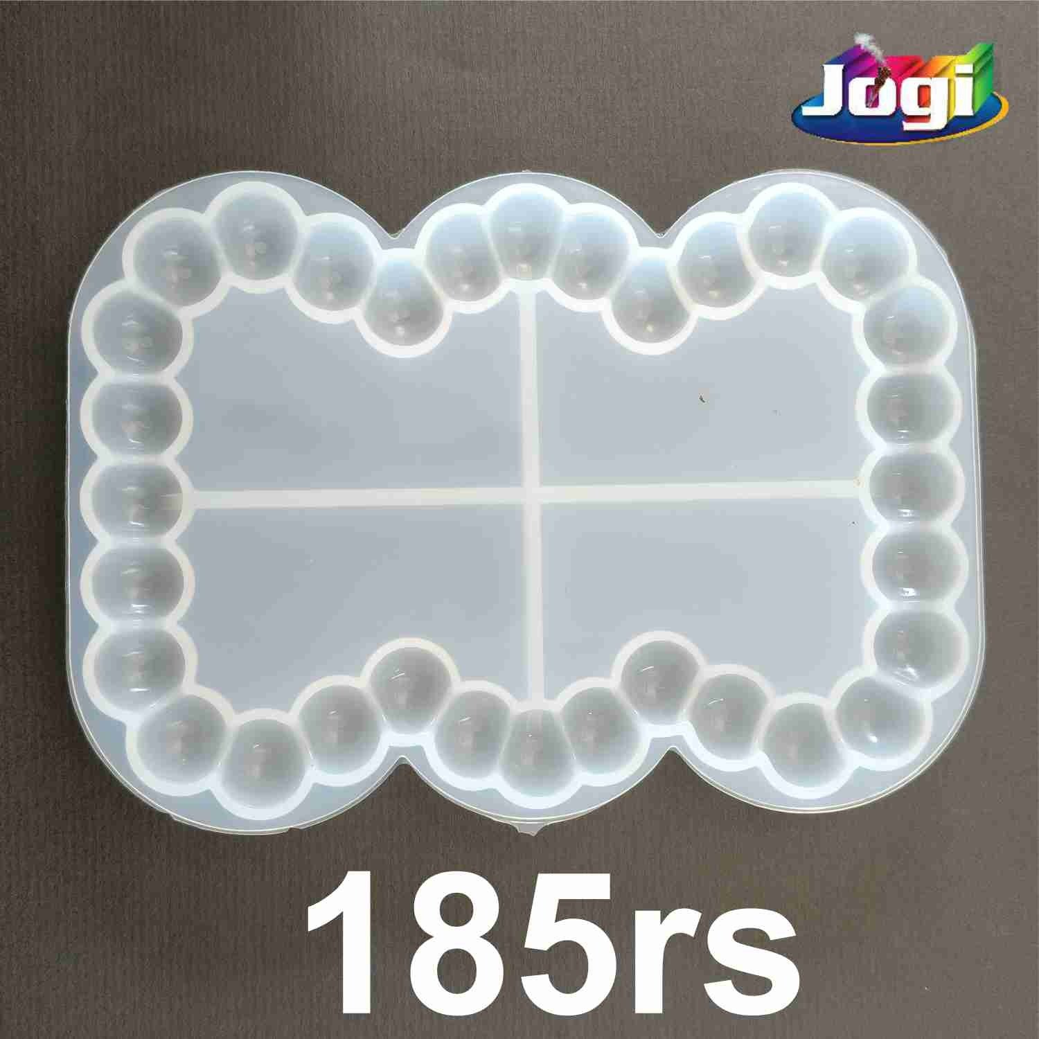 Bubble Rectangle Tray Coaster Silicone Mold - Image 3