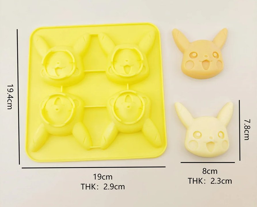 Pikachu Silicone Casting Mould