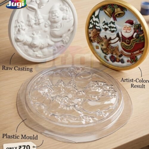 JOGI casting Mould | plastic Mould | SANTA CLAUS | PACK OF 10