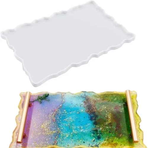 12×9 Inch A4 Agate Tray Silicone Mold