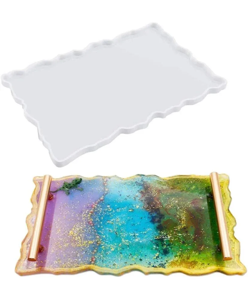 12×9 Inch A4 Agate Tray Silicone Mold