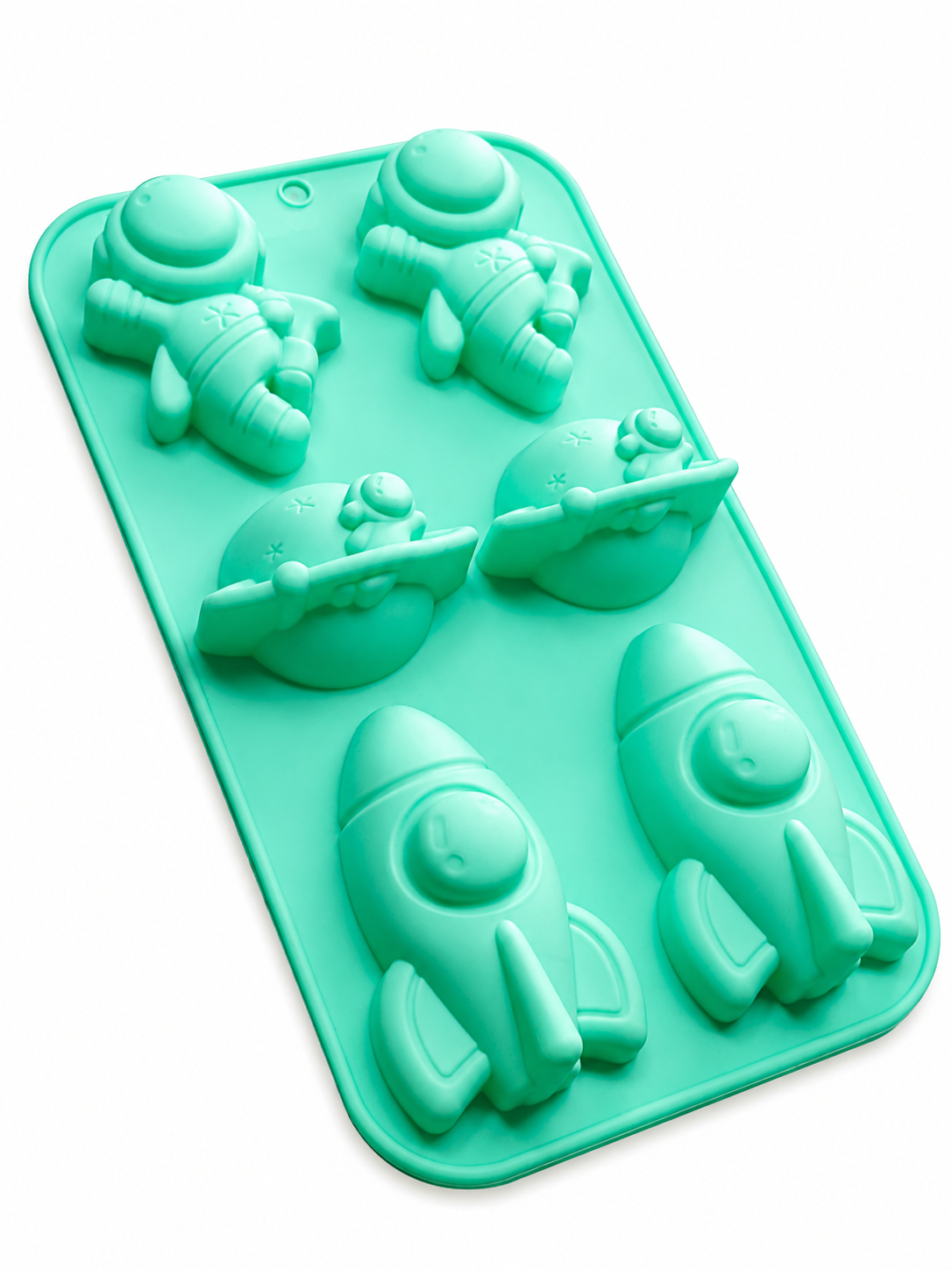 Astronaut Rocket Shaped Silicone Mold