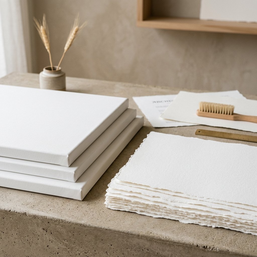 CANVAS AND PAPER